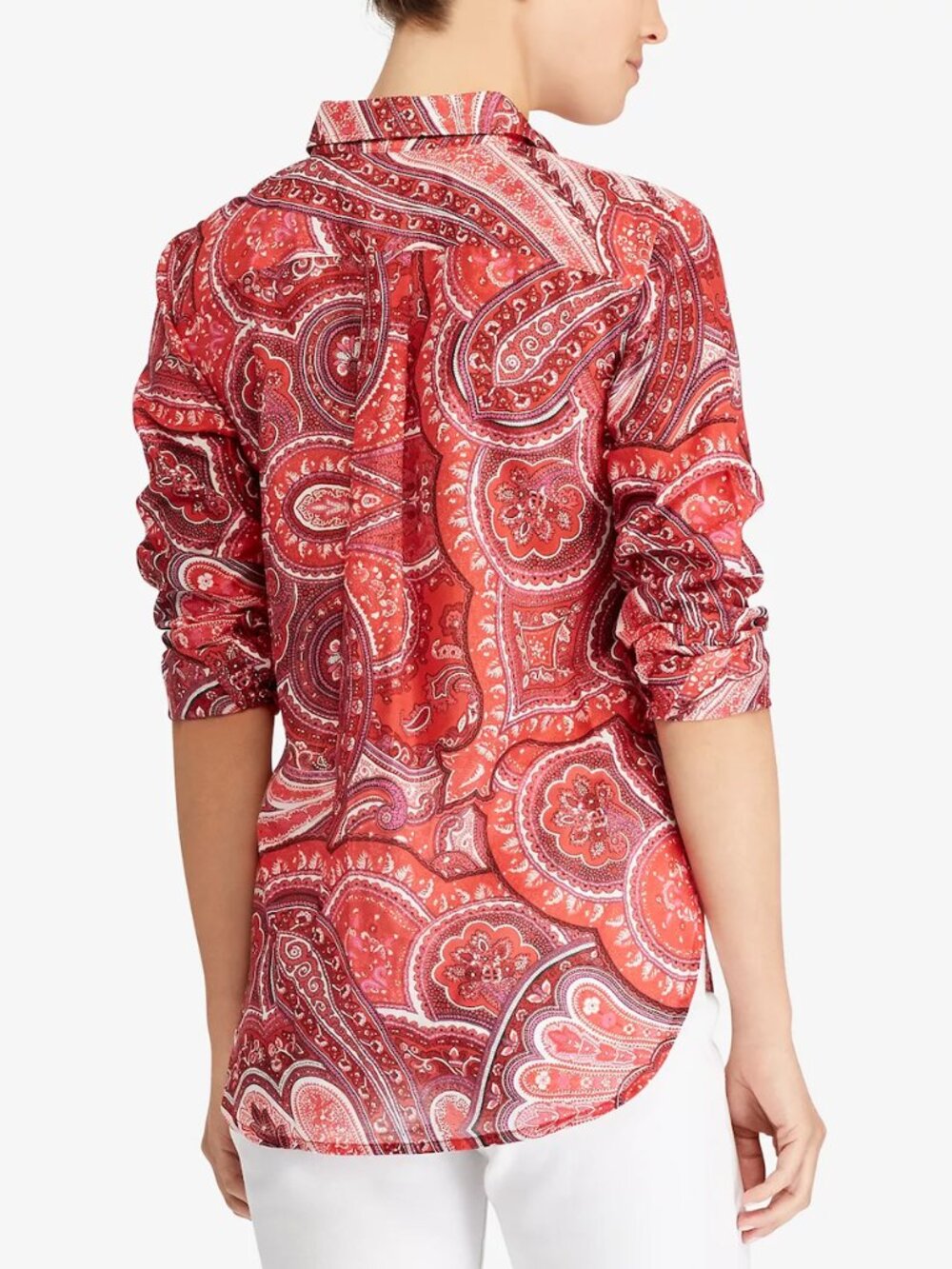 LAUREN Ralph Lauren | Paisley Lightweight Buttondown | EXCELLENT! - Picture 8 of 10